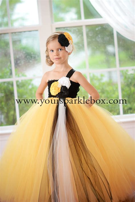 black and gold tutu dress